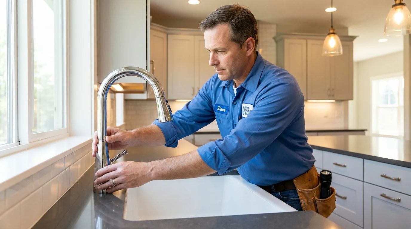 Kitchen faucet installation by Johns Plumbing LLC in Shannon